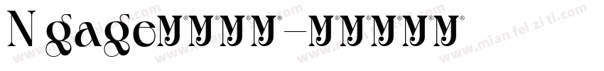 N gage中文字体字体转换